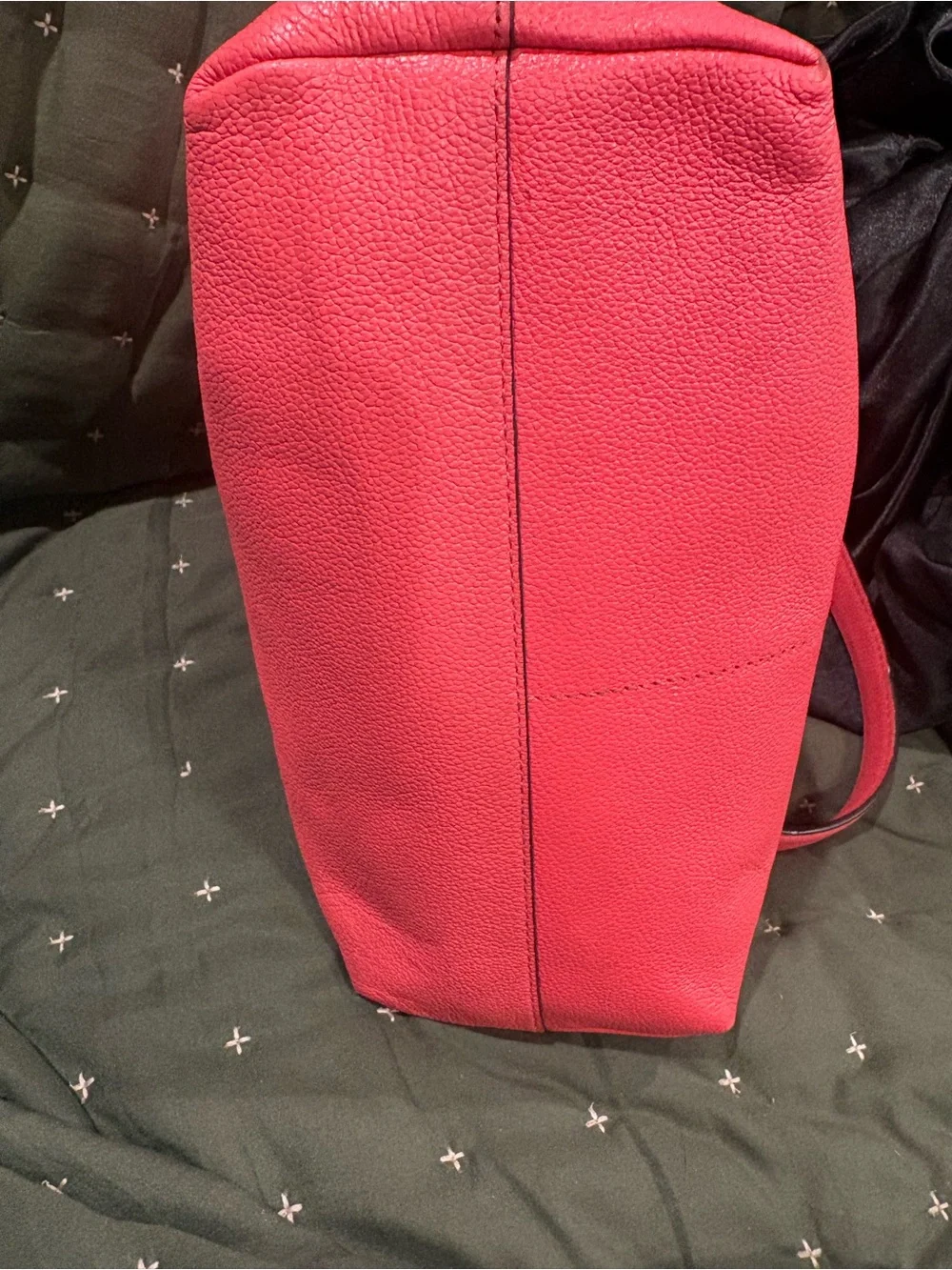 kate spade coral Leather Shoulder Hobo Bag